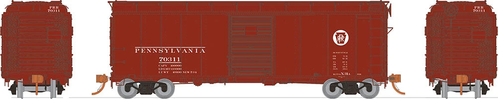 Rapido Trains 123002A HO Scale X31A Single Door Boxcar Circle Keystone Pennsylvania PRR # Varies - Image 2