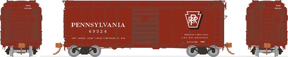 Rapido Trains 123003A HO Scale X31A Single Door Boxcar Shadow Keystone Pennsylvania PRR # Varies - Image 2