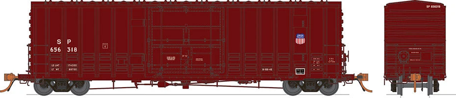 Rapido Trains 137008A HO Scale B-100-40 Boxcar "UP Shield" Southern Pacific SP Single - Image 2