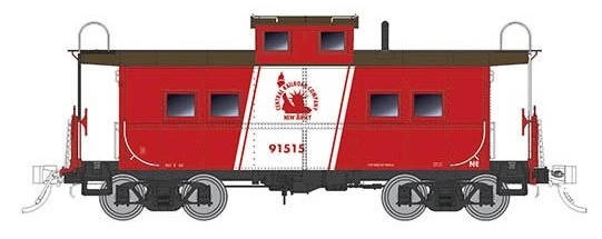 Rapido Trains 144006 HO Scale Northeastern Style Steel Caboose Coast Guard CNJ 91534