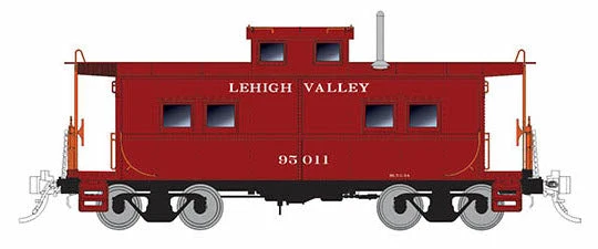 Rapido Trains 144011 HO Scale Northeastern Style Steel Caboose Lehigh Valley LV 95028
