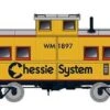 Rapido Trains 144029 HO Scale Northeastern Style Steel Caboose Chessie System WM 1869