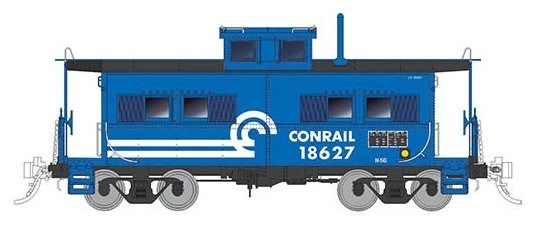 Rapido Trains 144031 HO Scale Northeastern Style Steel Caboose Conrail CR 18627