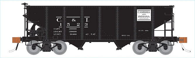 Rapido Trains 148005A HO Scale GLa 2-Bay Hopper Cambria & Indiana C&I # Varies