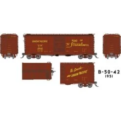 Rapido Trains 154005A HO Scale B-50-42 Boxcar Union Pacific "1951 Delivery" UP # Varies