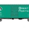Rapido Trains 155003A HO Scale 40' Boxcar Great Northern "Glacier GreenwithEarly IDNE" GN #s Va
