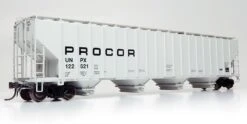 Rapido Trains 157005A HO Scale Procor 5820 Covered Hopper "Low" UNPX #'s Vary
