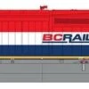 Rapido Trains 24018 HO Scale GE Dash 8-40CM British Columbia "Frame Stripe" BC Rail 4612