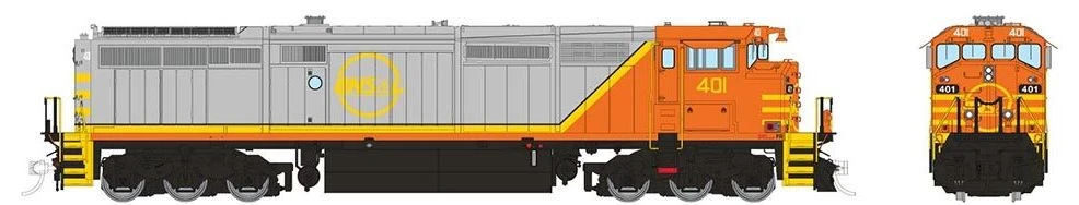 Rapido Trains 24023 HO Scale GE Dash 8-40CM Quebec North Shore & Labrador QNSL 401 - Image 2