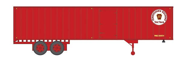 Rapido Trains 403029 HO Scale 40' Fruehauf Exterior-Post Van Trailer Pennsylvania PRR TrucTrain