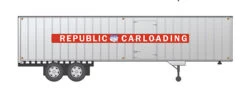 Rapido Trains 403031 HO Scale 40' Fruehauf Exterior-Post Van Trailer Republic Carloading