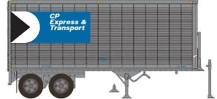 Rapido Trains 403073 HO Scale 26' Can-Car Dry Van Trailer CP Express 7530