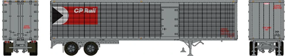 Rapido Trains 403114 HO Scale 45' Trailmobile Dry Van Trailer W/ Side Door CP Rail 282138 - Image 2