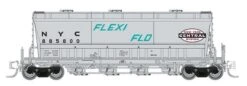 Rapido Trains 533002A N Scale PD3500 Flexi Flo Covered Hopper New York Central (Early) NYC # Varies