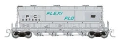 Rapido Trains 533005A N Scale PD3500 Flexi Flo Covered Hopper Penn Central (ex NYC) PC # Varies