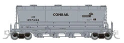 Rapido Trains 533008A N Scale PD3500 Flexi Flo Covered Hopper Conrail (Late) CR # Varies