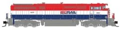 Rapido Trains 540045 N Scale GE Dash 8-40CM British Columbia BC Rail 4603