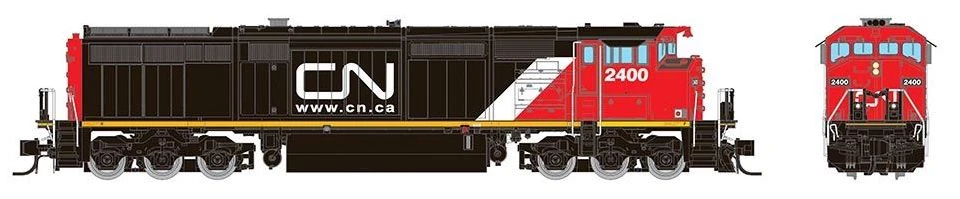 Rapido Trains 540538 N Scale GE Dash 8-40CM Canadian National "Website" CN 2429 With DCC Sound - Image 2