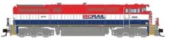 Rapido Trains 540549 N Scale GE Dash 8-40CM "Frame Stripe" BC Rail 4612 With DCC And Sound