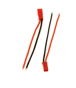 Racers Edge 1631 Male And Female JST Connector With 100mm Wire Leads