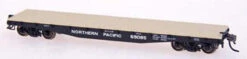Red Caboose RR-32303-20 HO Scale 42' Fishbelly Flatcar Northern Pacific NP - NOS