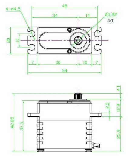 REEFS RC 400SCv2 High Torque High Speed Brushless Servo - Image 2