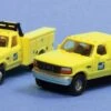 River Point Station N383JL9G8 N Scale 1992 Ford F Series Crew Cab Pickup And Service Truck Set CR