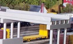 Rix Products 111 HO Scale Modern 50' Highway Overpass Kit With Pier