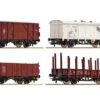 Roco 44002 HO Scale Frieght Car 8 Pack Deutsche Bundesbahn DB - NOS