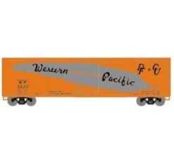 Athearn Roundhouse 15103 HO Scale 50' PS-1 Single Sliding Door Boxcar Western Pacific WP 3035