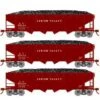 Roundhouse 88185 HO Scale 40' Offset Open Hopper Lehigh Valley LV 3 Pack