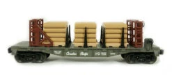 Lionel 6-16903 O Gauge Canadian Pacific Flatcar With Wood Load - NOS