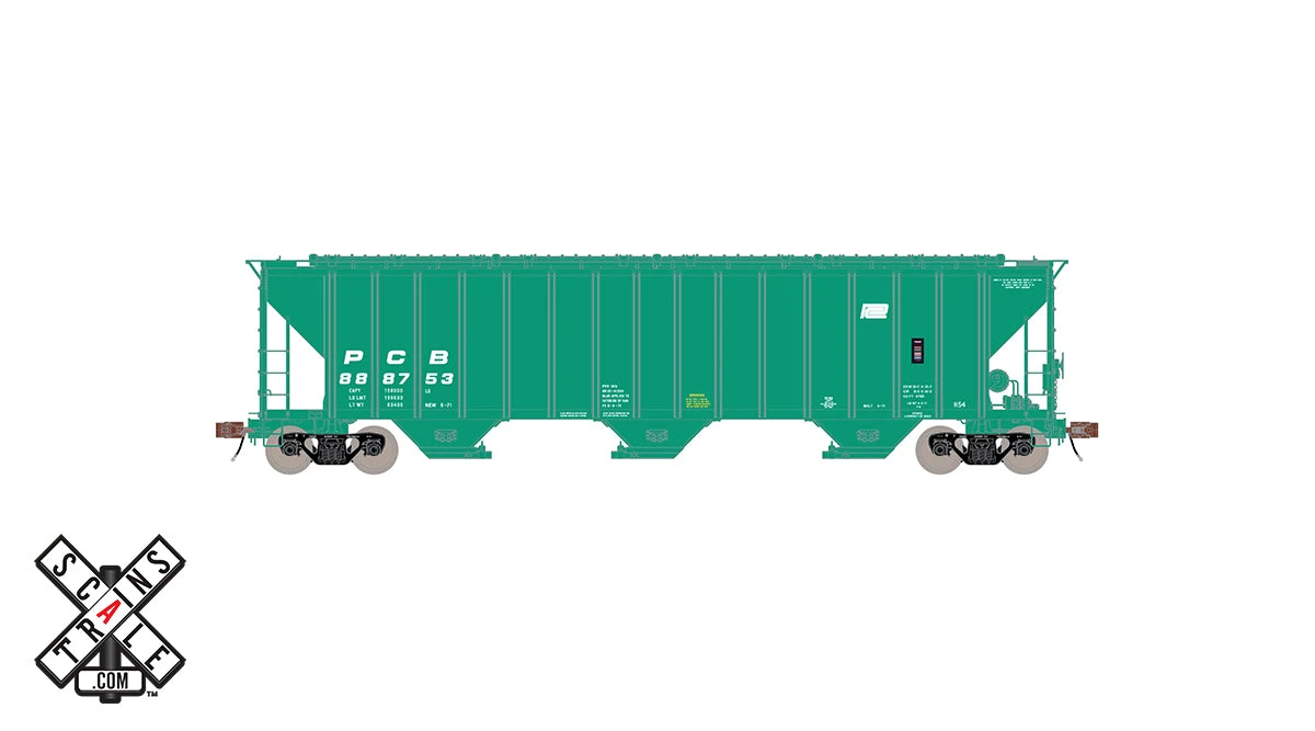 ScaleTrains 33036 HO Scale Rivet Counter PS-2CD 4785 H54 Covered Hopper Penn Central PC 888753