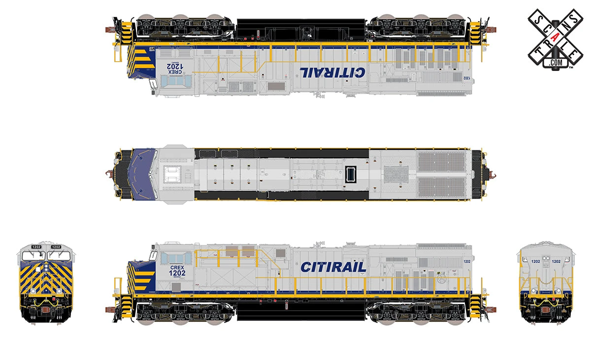 ScaleTrains 33069 Rivet HO GE Citirail CREX 1207 DCC Sound - Image 2