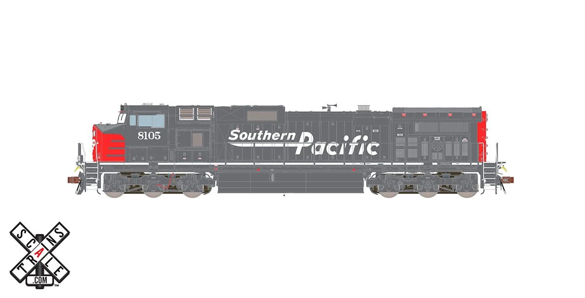 ScaleTrains 33497 Rivet Counter HO Scale GE Dash 9 (C44-9W) Southern Pacific SP 8168
