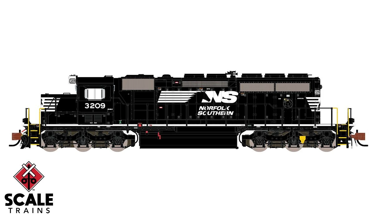 ScaleTrains 33775 Rivet N Scale EMD SD40-2 Norfolk Southern NS 3224 DCC And LokSound