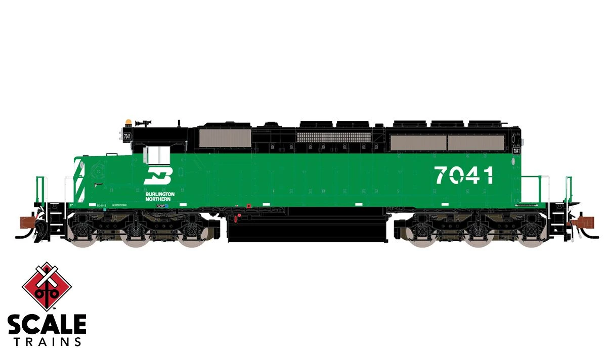 ScaleTrains 33785 Rivet N Scale SD40-2 Burlington Northern BN 7041 DCC LokSound