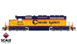 ScaleTrains 33805 Rivet N Scale EMD SD40-2 Chessie System B&O 7617 DCC LokSound