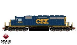 ScaleTrains 38627 Rivet N Scale EMD SD40-3 CSX 4027 DCC LokSound