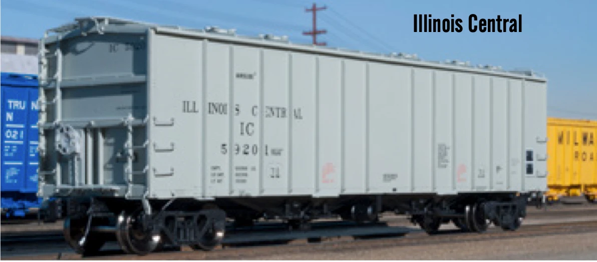 ScaleTrains HO Scale 31984 Rivet GATC 4180 Airslide Covered Hopper Illinois Central IC 59237