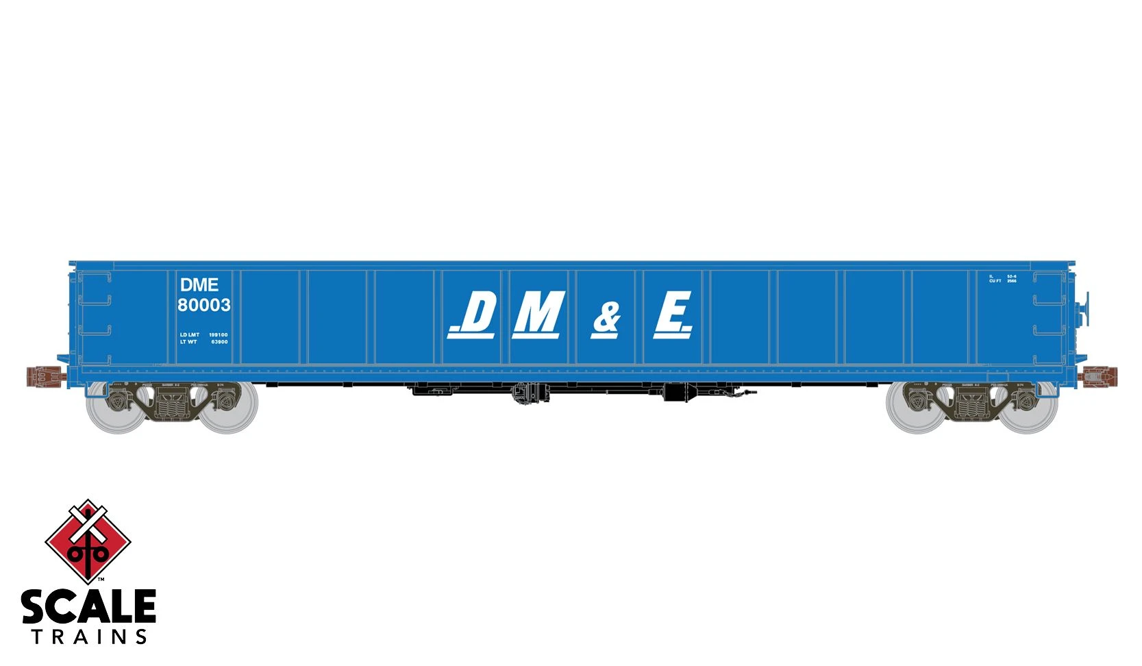 ScaleTrains Kit Classics 1184 Havelock Shops 52'6" Gondola DM&E 80085