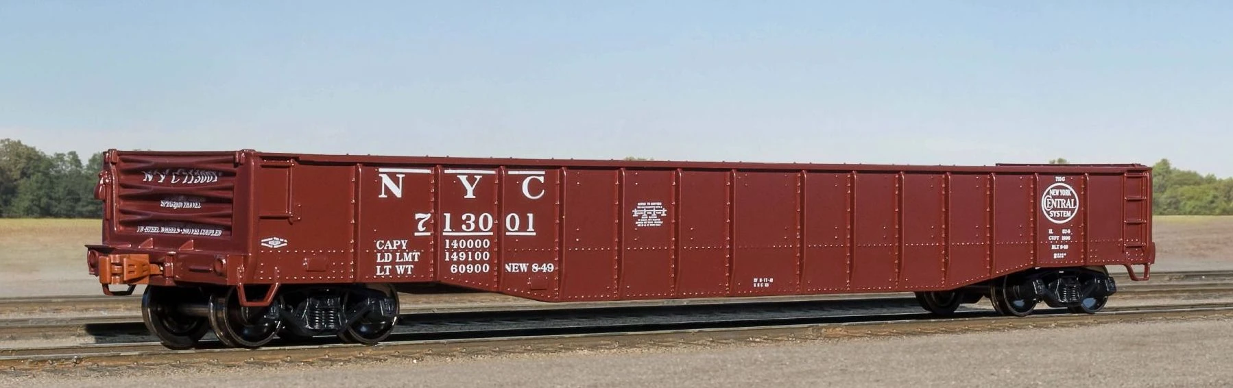ScaleTrains Kit Classics 1193 HO Scale 52'6" Mill Gondola New York Central NYC 713033