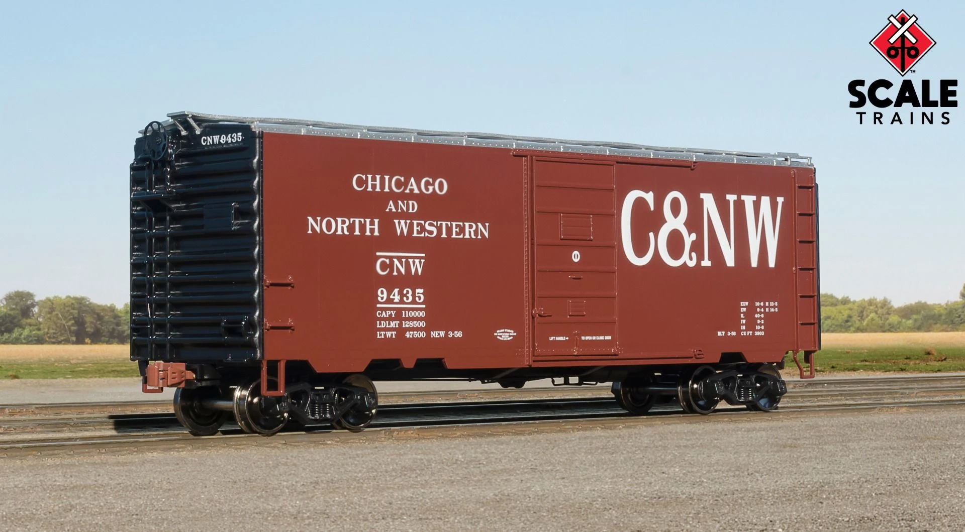 ScaleTrains Kit Classics 1232 HO Scale PS-1 Boxcar Chicago & North Western C&NW 9509 - Image 3