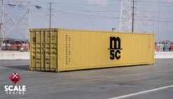 ScaleTrains Operator 11237 HO Scale 40' CIMC Container Mediterranean Shipping Company MSCU 838038