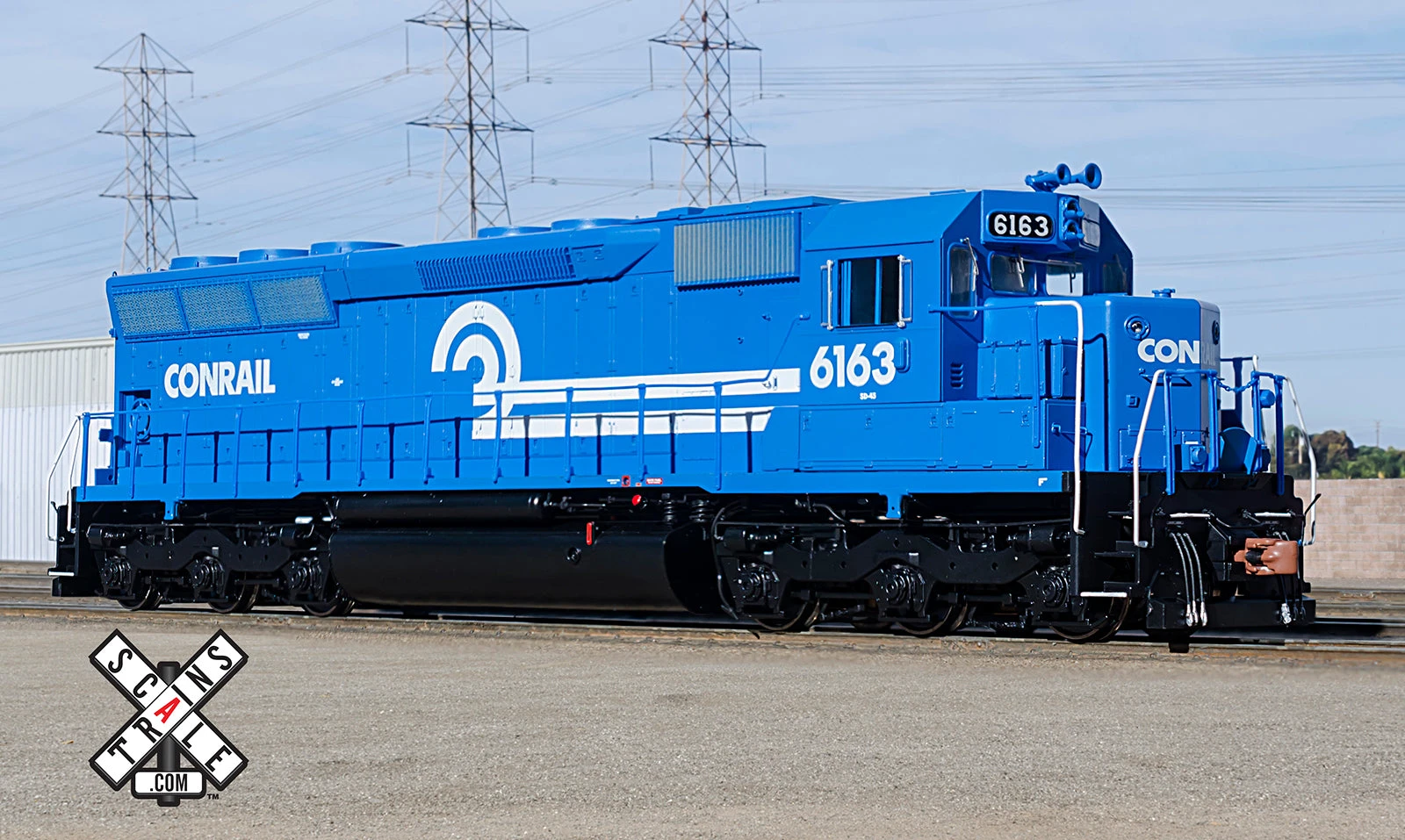 ScaleTrains Rivet 32433 HO Scale EMD SD45 Conrail CR 6163 DCC Sound