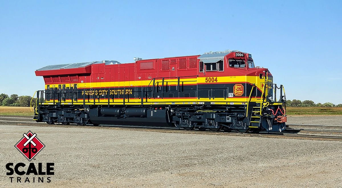 ScaleTrains Rivet 33200 HO Scale GE ET44AC Tier 4 GEVo Diesel Kansas City Southern KCS 5021