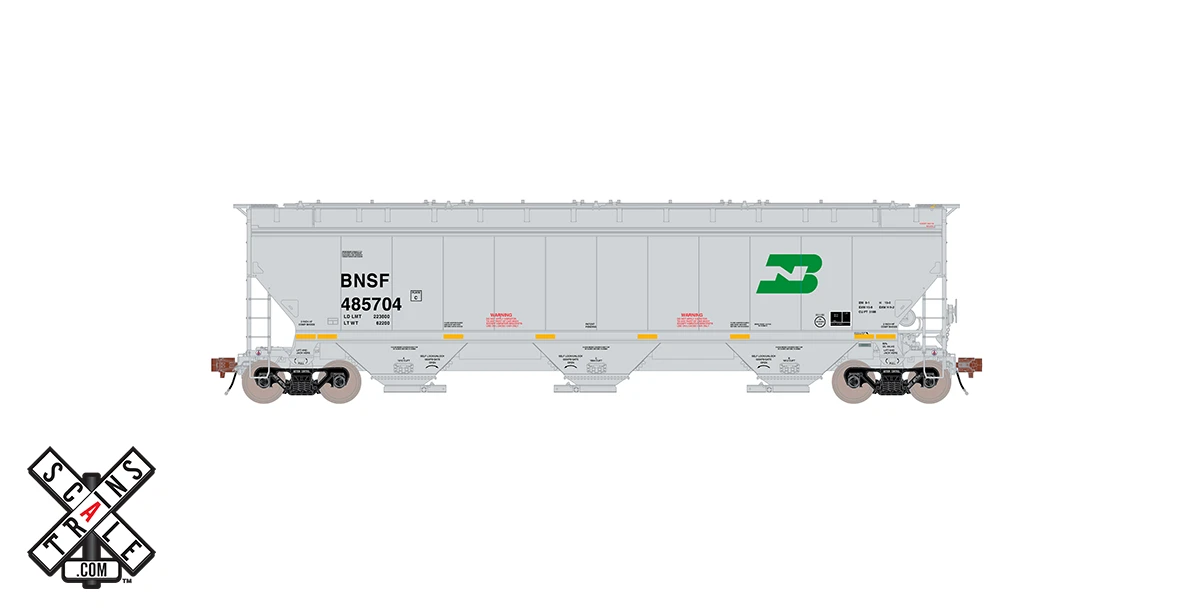 ScaleTrains Rivet 33290 HO Scale Gunderson 5188 Covered Hopper "BN Heritage" BNSF 485704