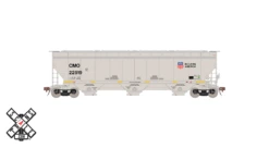 ScaleTrains Rivet 33307 HO Scale Gunderson 5188 Covered Hopper Union Pacific UP/CMO 22688