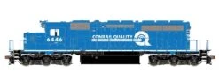 ScaleTrains Rivet 38794 HO Scale EMD SD40-2 Conrail Quality CR 6446 - DC