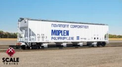 ScaleTrains Rivet Counter 33684 HO Scale PS-2 5820 Covered Hopper Novamont PLCX 43623